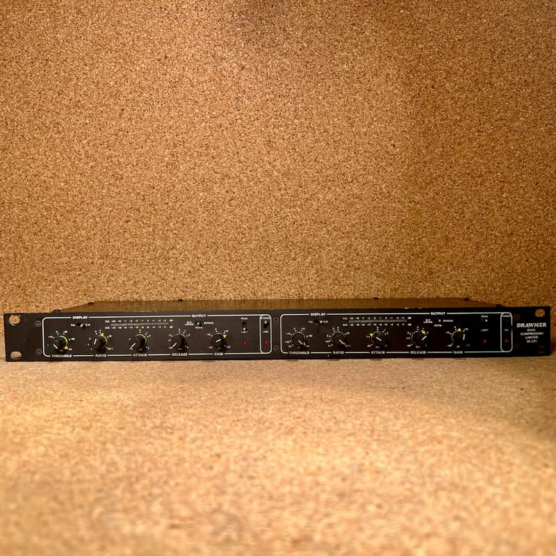Drawmer DL221 Dual Compressor Limiter 1990s – Serviced – Warranty image 1