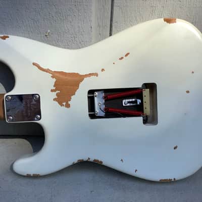 EVH Frankenstein Series Relic White With Upgrades image 5