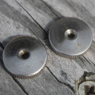 RARE Early 1960's Gibson ABR-1 Domed Nickel Thumb Wheels 1961 1962 1963 1964 image 3