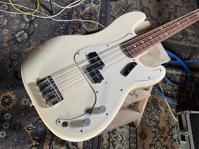 Fender Precision Standard 1993 white Mexico MIM image 1