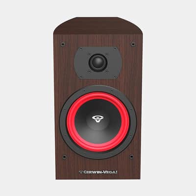 Cerwin Vega!LA Series 6.5” 2-Way Bookshelf Speakers (Pair) - LA165E(Expresso) image 3