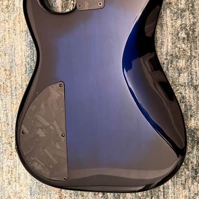 GGS - Graphite Guitar Systems, Jerry Dorsch/Modulus Super Strat style 90's - Blue Sunburst finish image 4