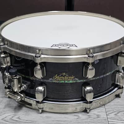 Tama 14"x 6" Starclassic G-Maple in Black Cherry with Abalone Inlay image 1