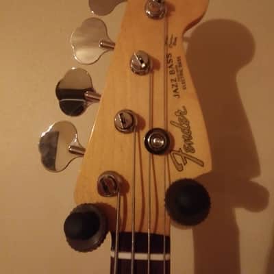 NOS Fender Japan JB62SS '62 Jazz Bass Black Smart Size Shorter Scale than Mustang w/Gigbag image 3