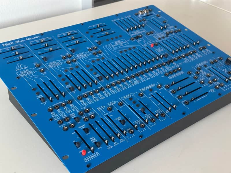 Behringer 2600 Semi-Modular Analog Synthesizer Limited Edition 2021 - Present - Blue Marvin image 1