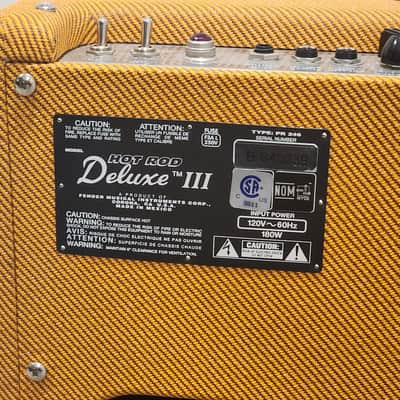 Fender Hot Rod Deluxe 3-Channel 40-Watt 1x12" Guitar Combo 2002 - 2010 - Black image 5