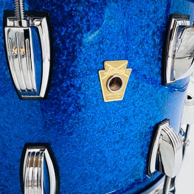 Ludwig Legacy Mahogany 8x14" Snare Drum (Blue Sparkle) image 7
