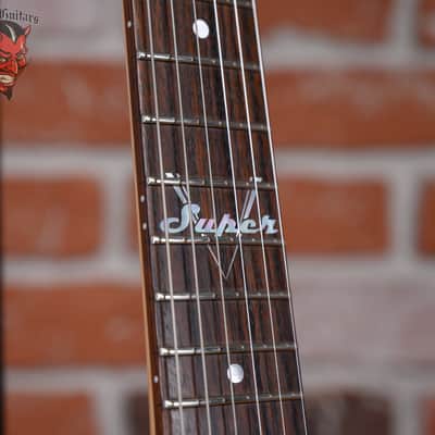 ESP Signature Series George Lynch Super V Special Edition Black with Silver Stripes 2008 w/OHSC image 9