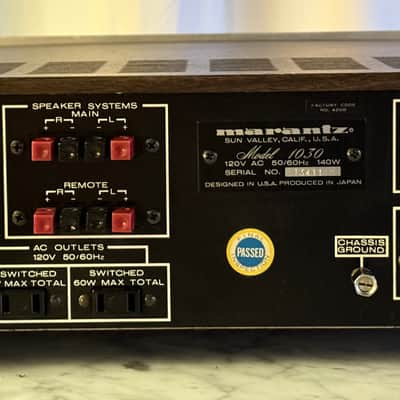 πΆβ¨ Marantz Model 1030 Stereo Amplifier β Silver Faceplate, Metal Case, Selectively Serviced, Ultrasonically Cleaned Knobs, Tested image 10