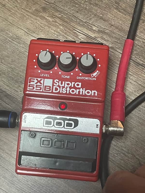 DOD Supra Distortion FX55-B 1986 - 1998 - Red image 1