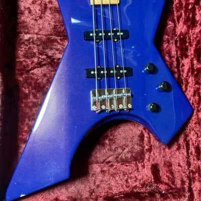 Killer KB-Dagger JJ Blue Electric Bass Guitar Used | Reverb