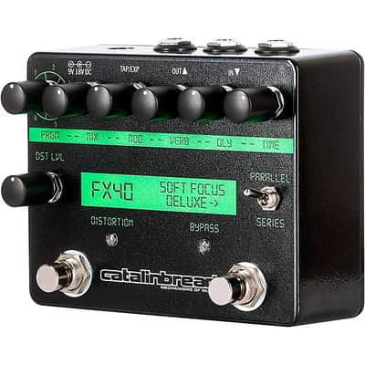 Catalinbread Soft Focus Shoegaze Plate Reverb Effects Pedal 2025 - BLACK image 3
