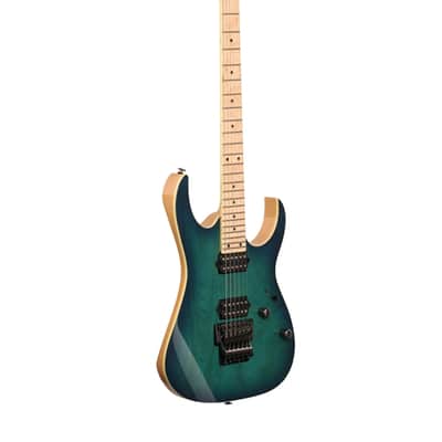 Ibanez Prestige RG652AHM Electric Guitar with Case Nebula Green Burst image 8