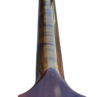 Sabolovic guitars - Luthier Collection – Private Showroom  Sabolovic 17″ Jazz Archtop – Birdseye Maple, Walnut Sides, Gold‑Leaf Pickguard. image 10