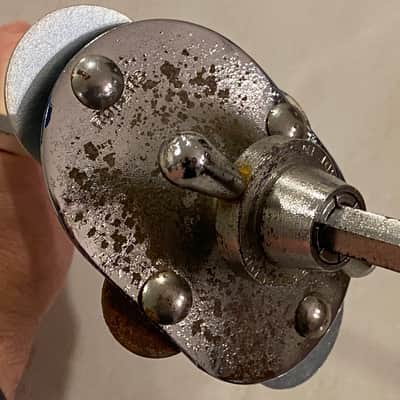 Rogers Swiv-O-Matic Bass Drum Spurs, 1960s - **RARE, Very Long** image 6