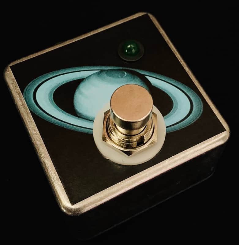 Saturnworks Amp / Device Micro TS Latching Switch with an Internally Powered LED - Handcrafted in California image 1