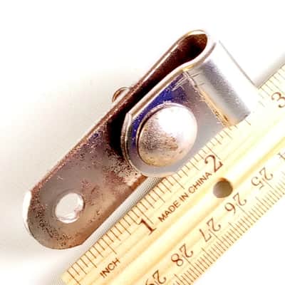 Ludwig Double Tom Drum Mount Early 60s L-Arm Receiver Holder Part Chrome Bracket image 1