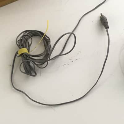 Vintage Home Audio BookShelf Speaker Grey Cabinet + 2 Cable Plugs Rare Vintage 1980s? image 6