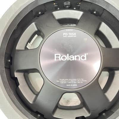 Roland PD-105X V Drum 10" Mesh Head PD105X Silver Chrome image 8