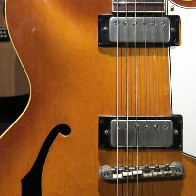 Epiphone 1962 Riviera Honeyburst with S.S. Frets & Case (Joe Satriani Private Collection)(Pre-Owned) image 4
