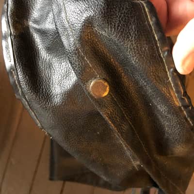 Unknown Electric (small acoustic) Gig Bag / Case 50s / 60s Black Naugahyde image 6
