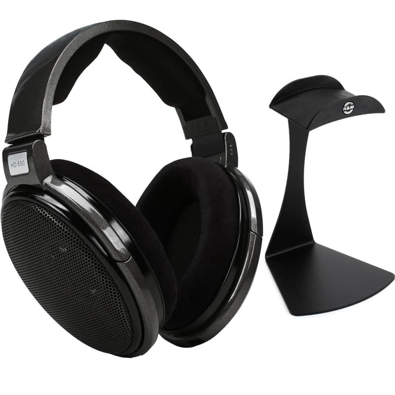 Sennheiser HD 650 Open-back Audiophile and Reference Headphones with Stand image 1