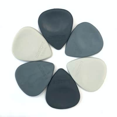 6 (six) Wedgie Rubber Guitar Picks~Sampler Set ~For Ukulele/ Bass (Mix and Match) image 8