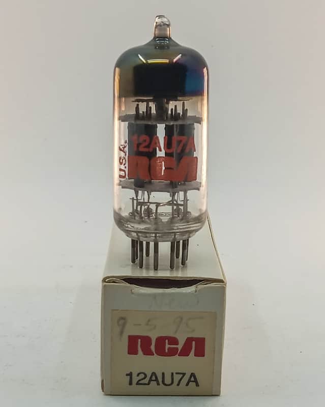 RCA 12AU7A/GREY PLATES/MAXI PREAMP TESTED image 1