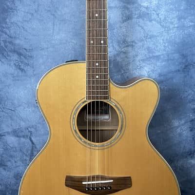 Yamaha CPX700 NT Electro Acoustic Guitar in Natural image 7