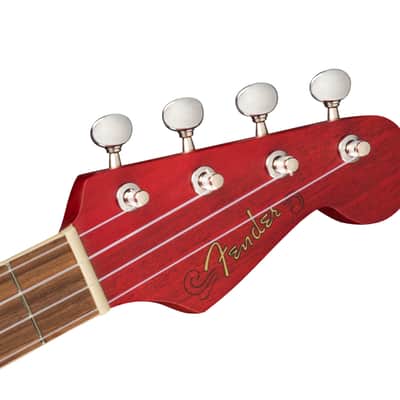 Fender Avalon Tenor Ukulele, Walnut Fingerboard, Cherry image 6