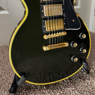 Gibson 1999 Custom Shop Historic Collection 3-Pickup '57 Les Paul Custom Black Beauty Reissue - Ebony image 2