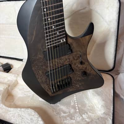 Abasi Concepts Larada Legion 8 2020 - Satin Black/Burl w/ OHSC image 8