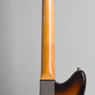Fender  Jazzmaster Solid Body Electric Guitar (1960), ser. #54866, original brown tolex hard shell case. image 15