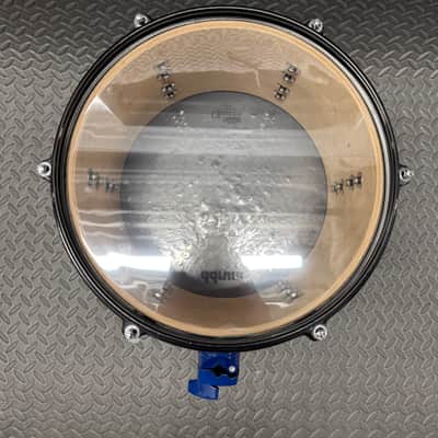 DDRUM 10” x 7” Dominion Maple Tom Blue Black fade drum Die Cast image 10