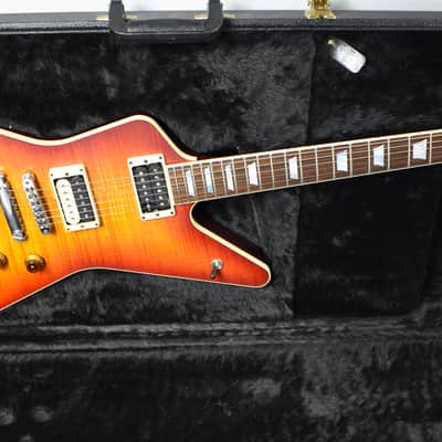 1996 Hamer Standard Sunburst Solidbody Explorer Electric Guitar w/OHSC USA! image 5