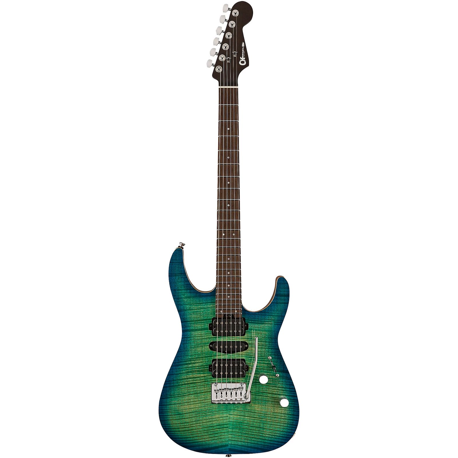 Charvel MJ Dinky DK24 HSH 2PT W MAH FM | Reverb