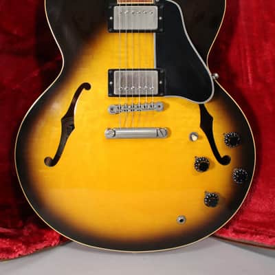 1995 Gibson ES-335 Dot Reissue Sunburst Finish Electric Guitar w/HSC image 2