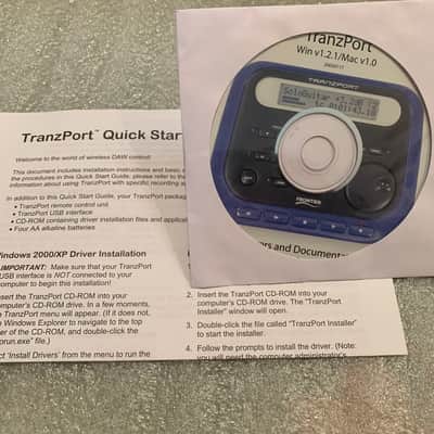 Frontier Design Tranzport wireless DAW remote control w/ mic stand adaptor - as-is image 3