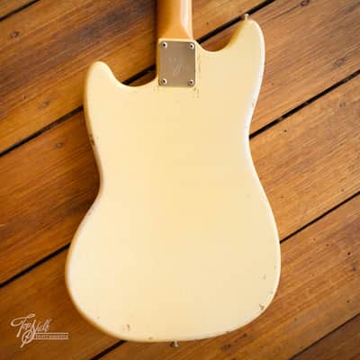 Fender Mustang Olympic White 1966 image 3