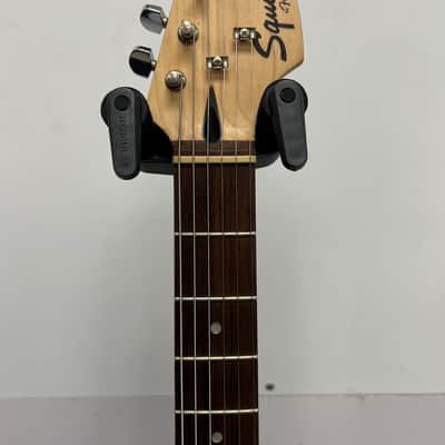 Used Squier FSR Bullet Strat Stratocaster Electric Guitar HH Black 2010 image 4