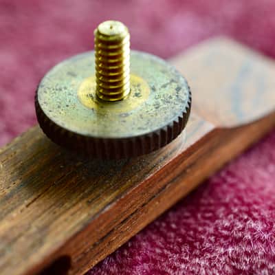 Vintage 1950's Gibson Rosewood Archtop Bridge and Base - L-5ces, Super 400, Es-175 1960's image 8