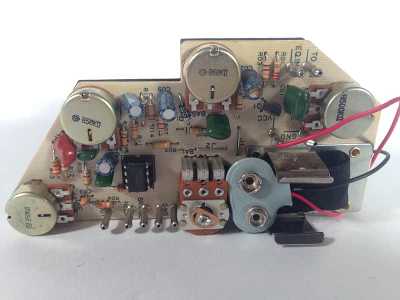 Ibanez SR400, SR405 bass circuit board Preamp image 1