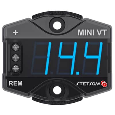 Stetsom MiniVT Digital Voltmeter Mini Automotive Battery VT Blue LED (12 Volts) image 4