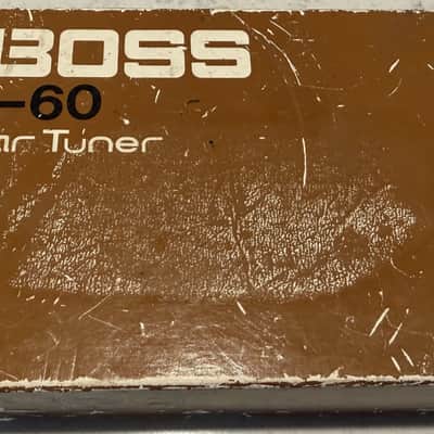 Boss TU-60 Guitar Tuner 1979 - 1983 - Grey image 4