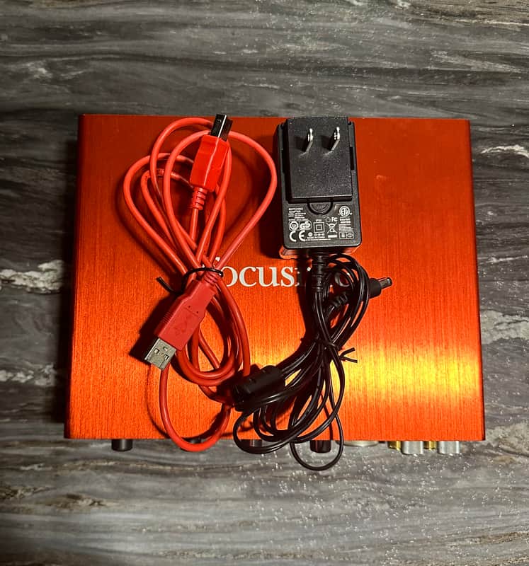 Focusrite Scarlett 18i8 2nd Gen USB Audio Interface 2016 - 2018 - Red / Black image 1