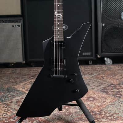 ESP LTD James Hetfield Signature Snakebyte Electric Guitar - Satin Black with Hardshell Case image 3