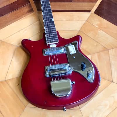 Vintage Crown Electric Guitar Made in Japan w/ Vintage Case image 6