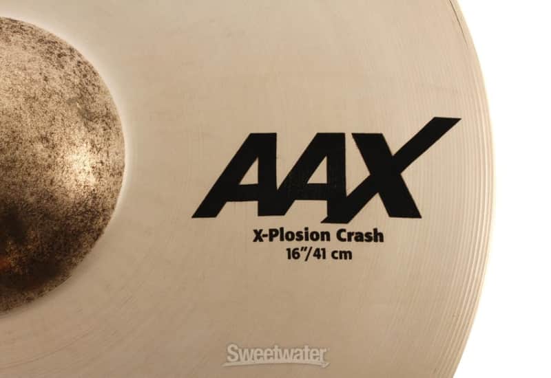 Sabian AAX X-Plosion Crash Cymbal - 16 inches Brilliant (21687XBd1) image 1