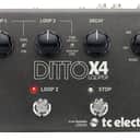 TC ELECTRONIC DITTO X4 LOOPER EFFETTO STEREO A PEDALE LOOP TRUE BYPASS