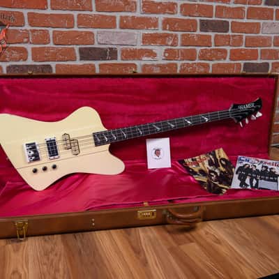 Hamer FBIV Classic White Built for Eric Brittingham of Cinderella 1988 w/Hard Shell Case image 2
